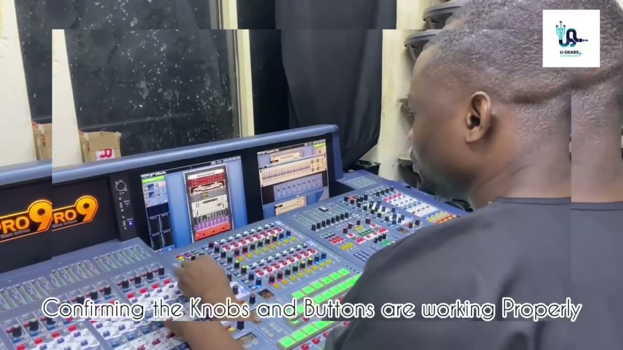 Full repair of the Midas Pro9 mixing console by U-Gears and Technology