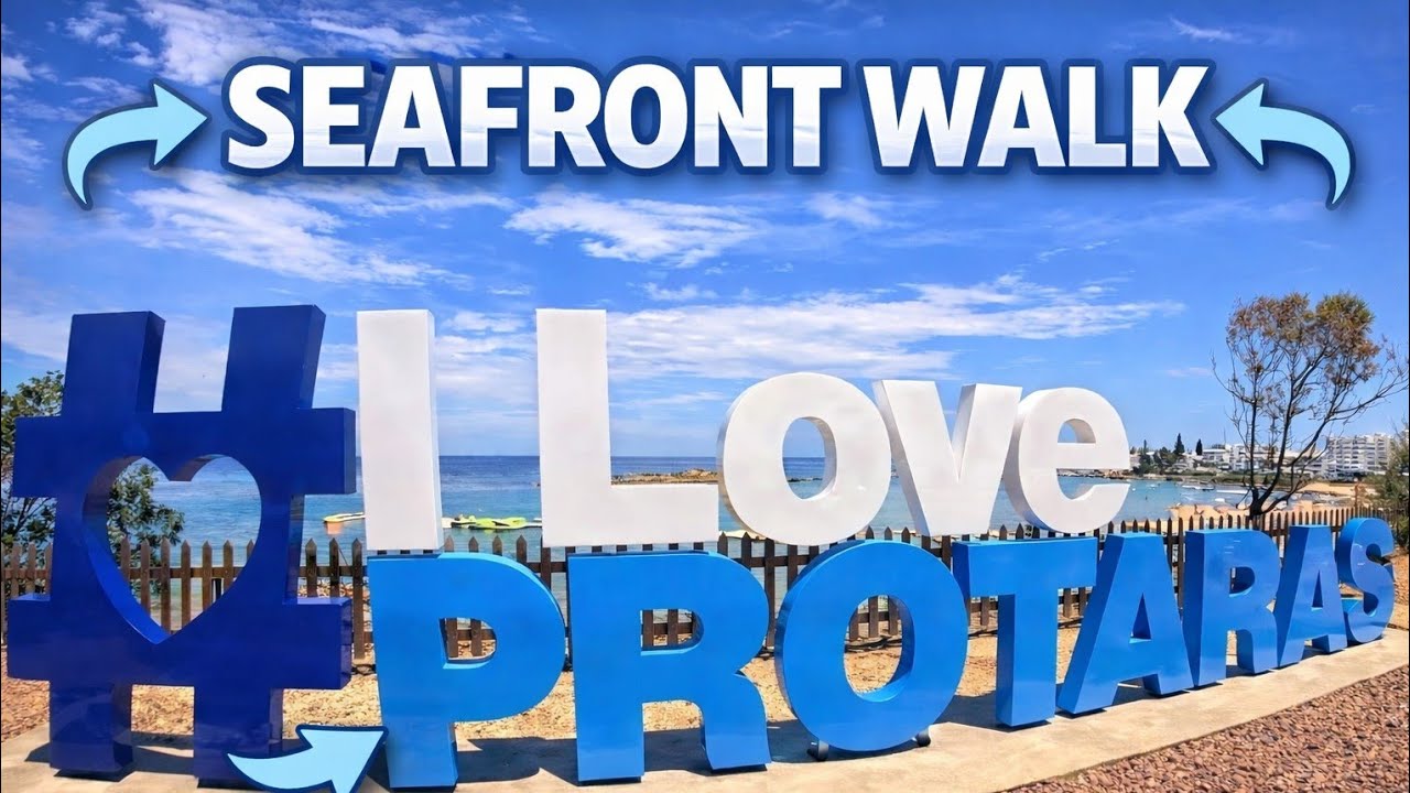 IS PROTARS BEACHFRONT BEST IN CYPRUS ? WALKING TOUR