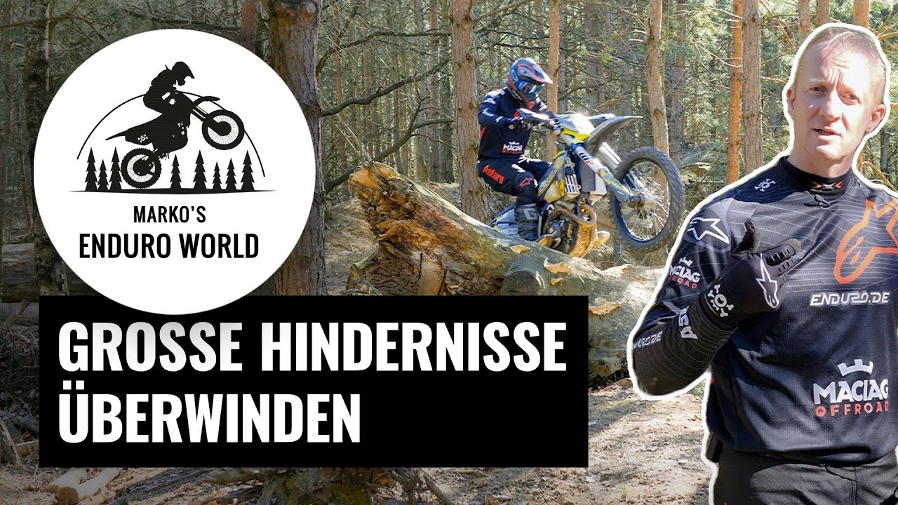 Großes Hindernis 🪨🪵 bezwingen - Hard Enduro | #33 | Marko's Enduro World