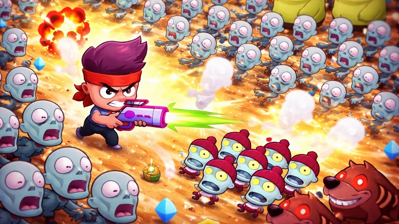 Zombusters - Gameplay Walkthrough Part 1 - Android GamePlay