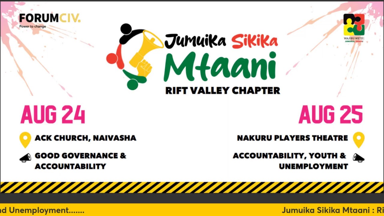 Day 2 on Strategic Dialogue Forum : Jumuika Sikika Mtaani