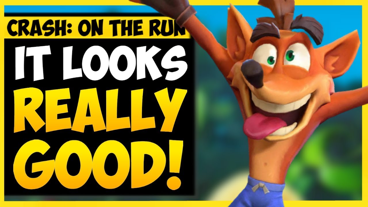 New Crash Mobile Game Looks VERY Promising & Why You Should Be Excited (Crash On The Run)