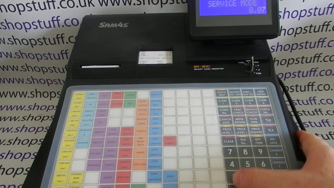 Sam4S ER-900 / ER-920 / ER-925 / ER-940 / ER-945 How To Add A New Method Of Payment Button
