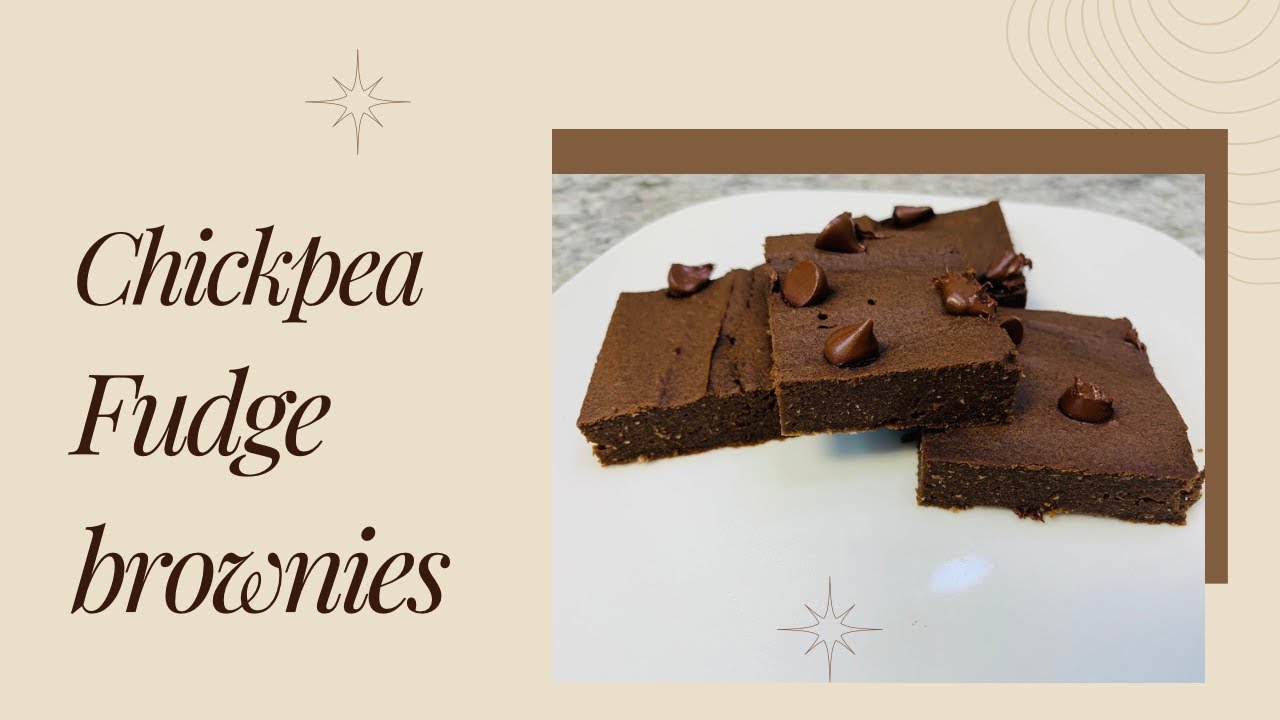 Chickpea fudge brownies. #glutenfreebaking #healthybaking #healthyfood #healthyrecipes #flourless