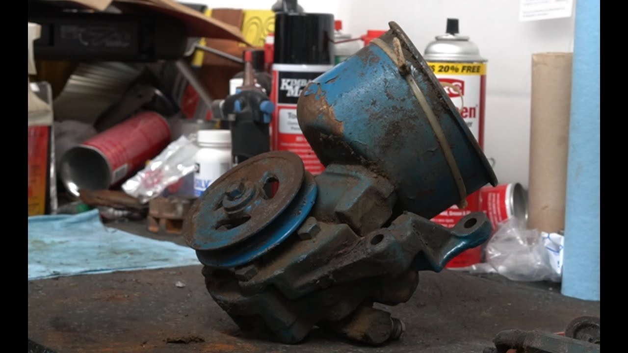 Восстановление насоса гидроусилителя руля типа Eaton на тракторе Ford