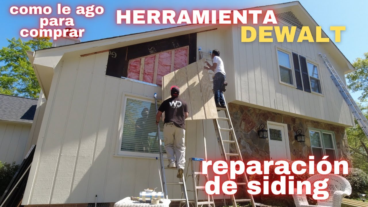 reparacion de siding y como encuentro buena HERRAMIENTA DEWALT