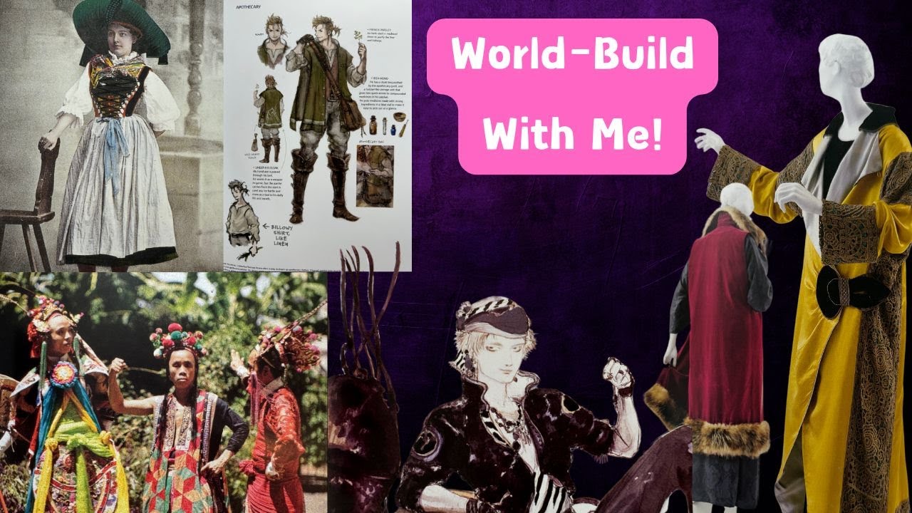 world-building clothing & fashion: a cozy sketch & chat!