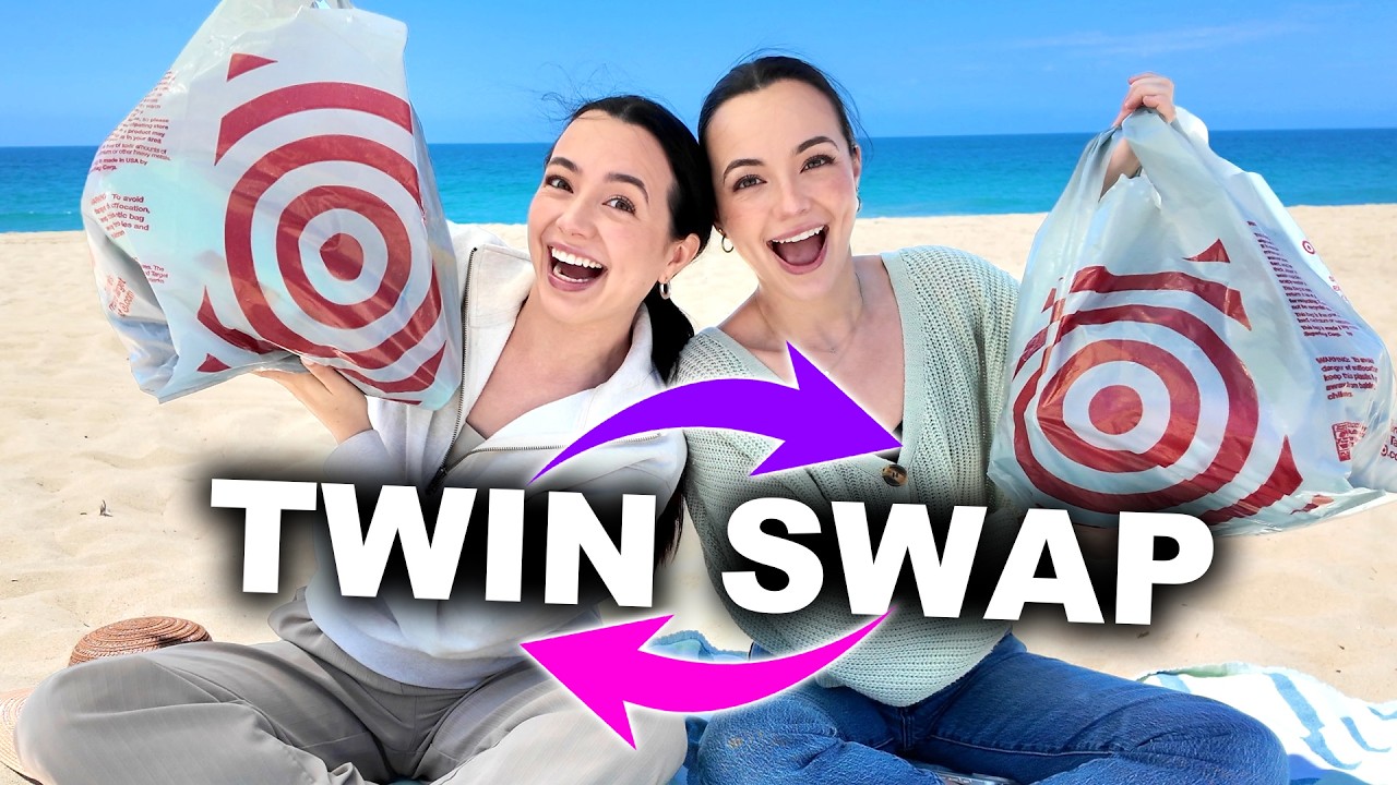 Target Gift Swap Beach Challenge! - Merrell Twins