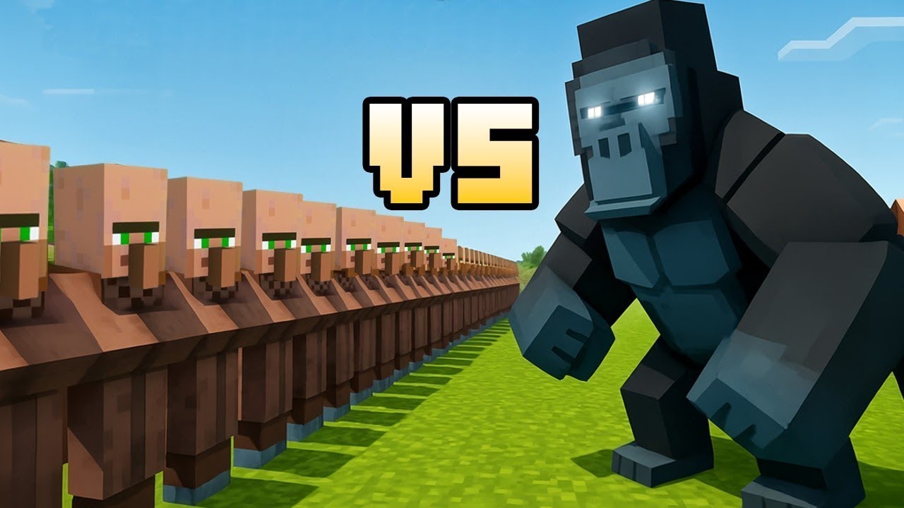 10.000 Vesničanů proti OBŘÍ Gorile!
