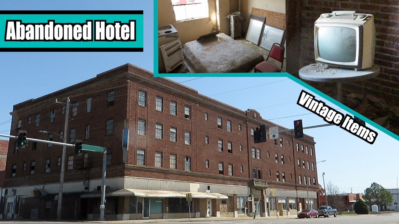 Exploring a Historic Abandoned Hotel - Vintage Items Left Behind