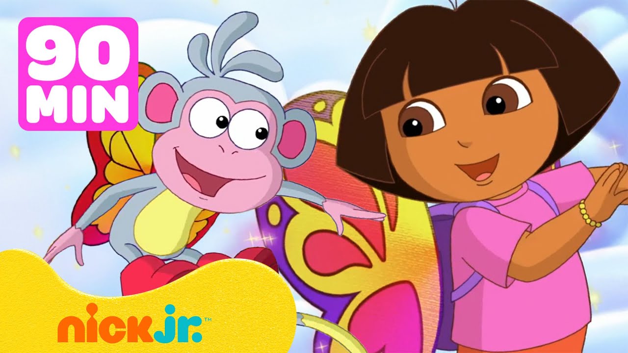 دورا | ماراثون حفلة أزياء لدورا وبوتس 🦋 90 دقيقة | Nick Jr. Arabia