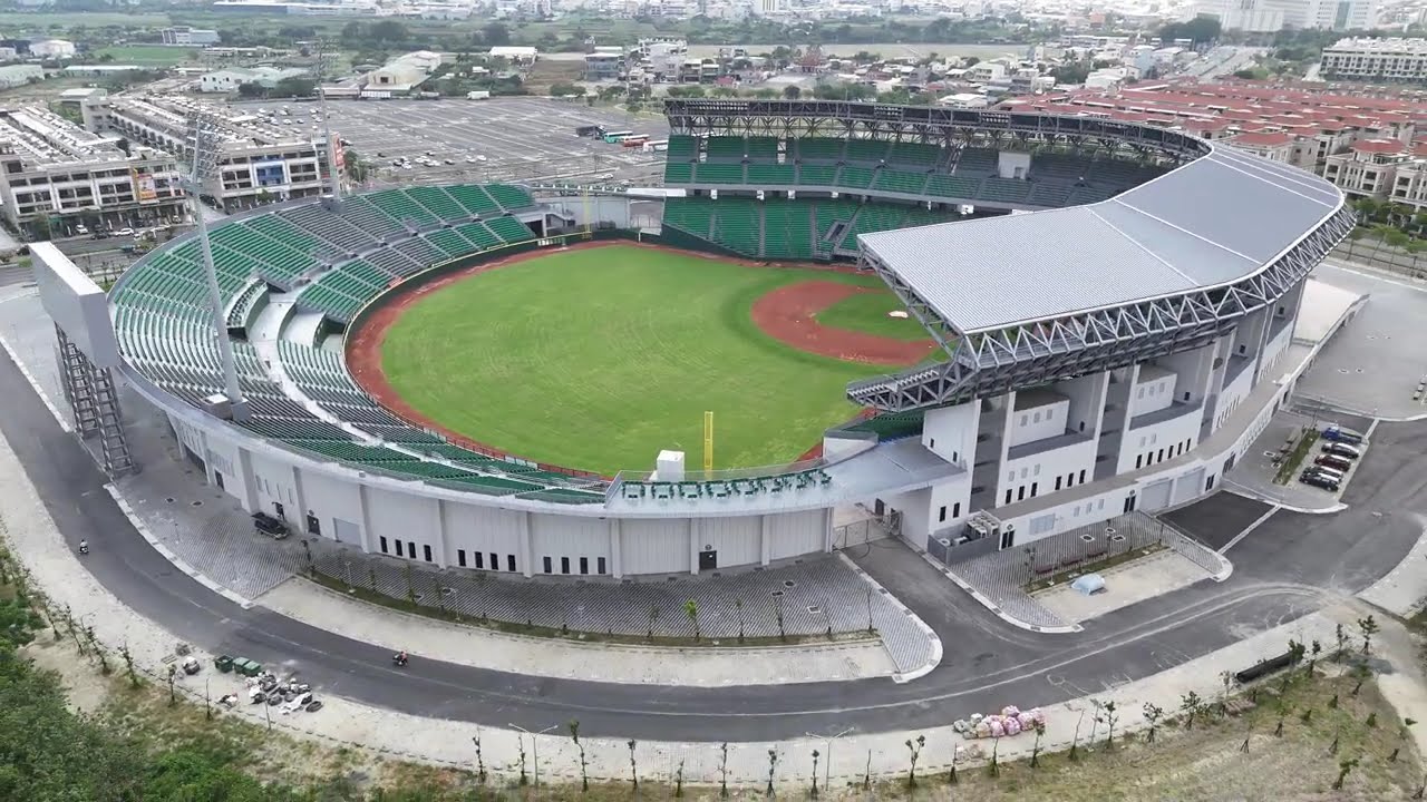 台南亞太國際棒球訓練中心，空中環拍20250411