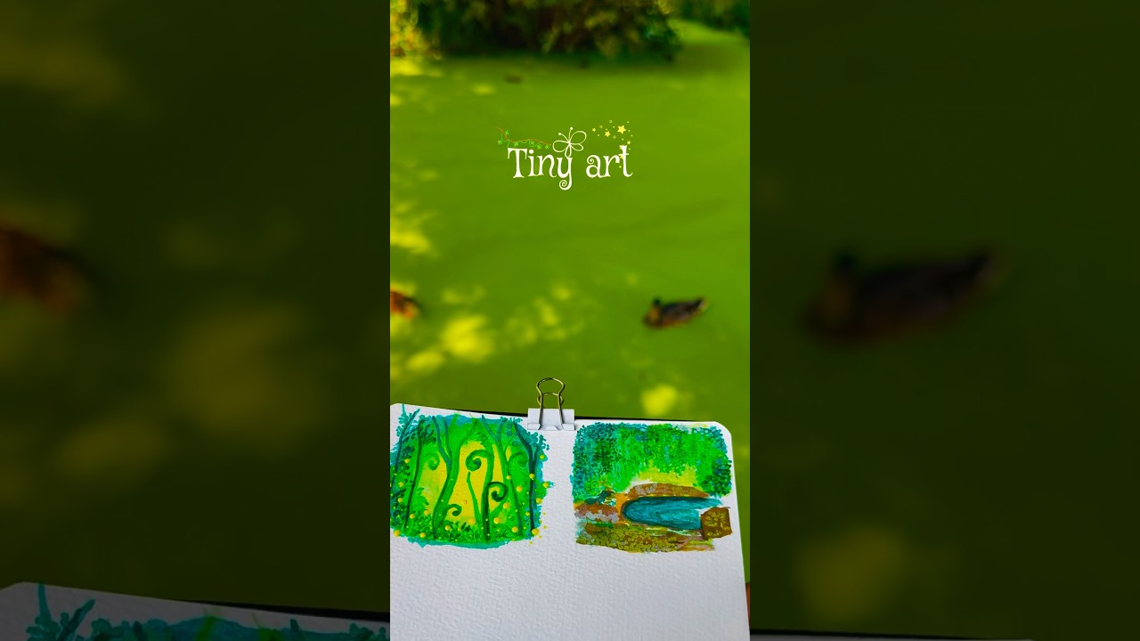 Easy painting ideas #art #aesthetic #painting #outdoorpainting #uk #nature #shortsviral #feed #arte