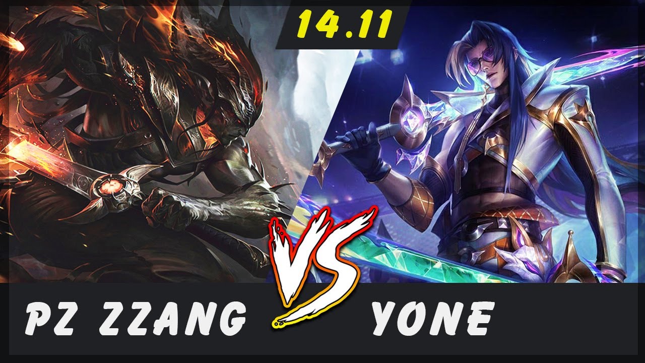 Pz ZZang - Yasuo vs Yone MID Patch 14.11 - Challenger Yasuo Gameplay
