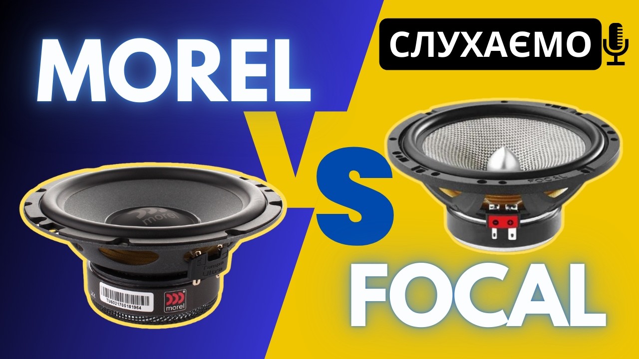 Як обрати динамики в авто??? СЛУХАЄМО та ТЕСТИМО - Focal Access 165AS та Morel Tempo Ultra 602 MkII.