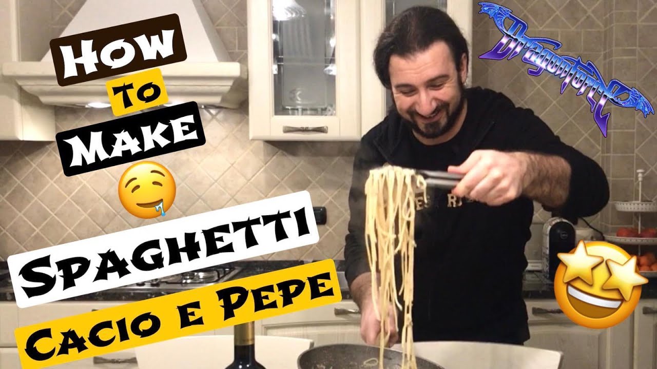 How to Make Spaghetti Cacio e Pepe with DragonForce Drummer Gee Anzalone
