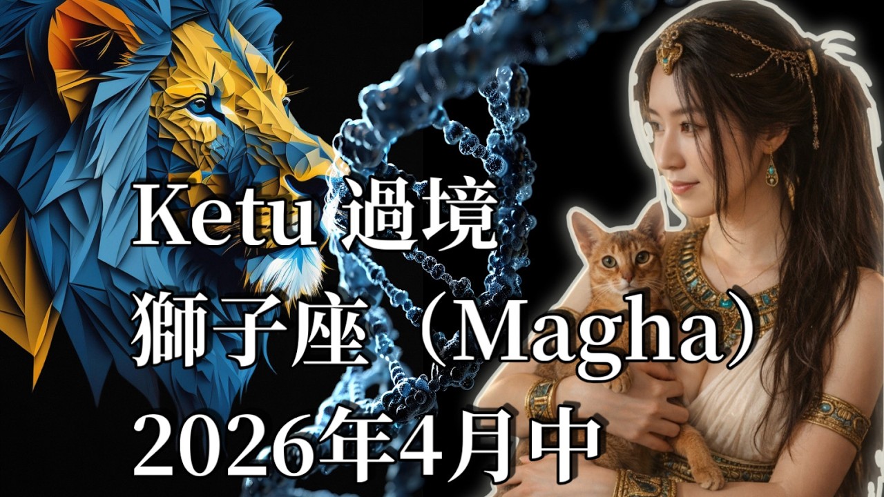 2026年星座運勢 | Ketu最重要的過境，4月中旬過境獅子座（Magha星宿） #預測 #占星 #印占 #星座 #Ketu过境 #2026年 #星座運勢