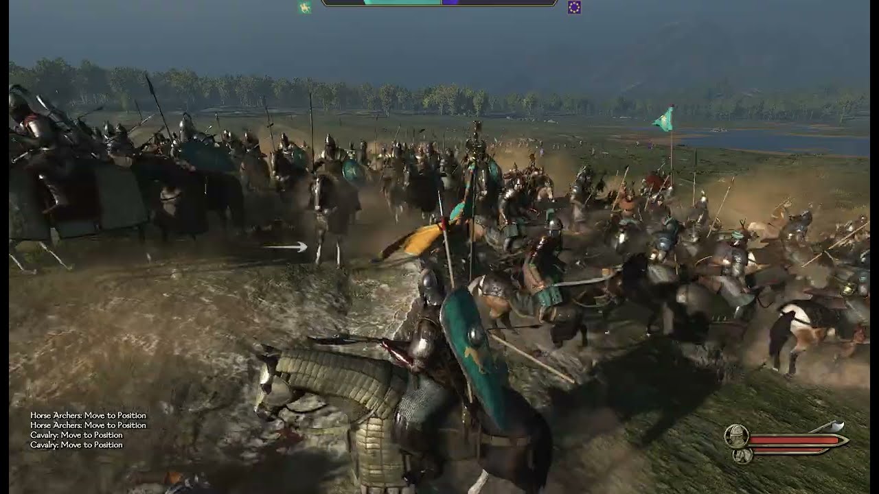 Kublai using combined arms tactics against hundreds of Empire troops