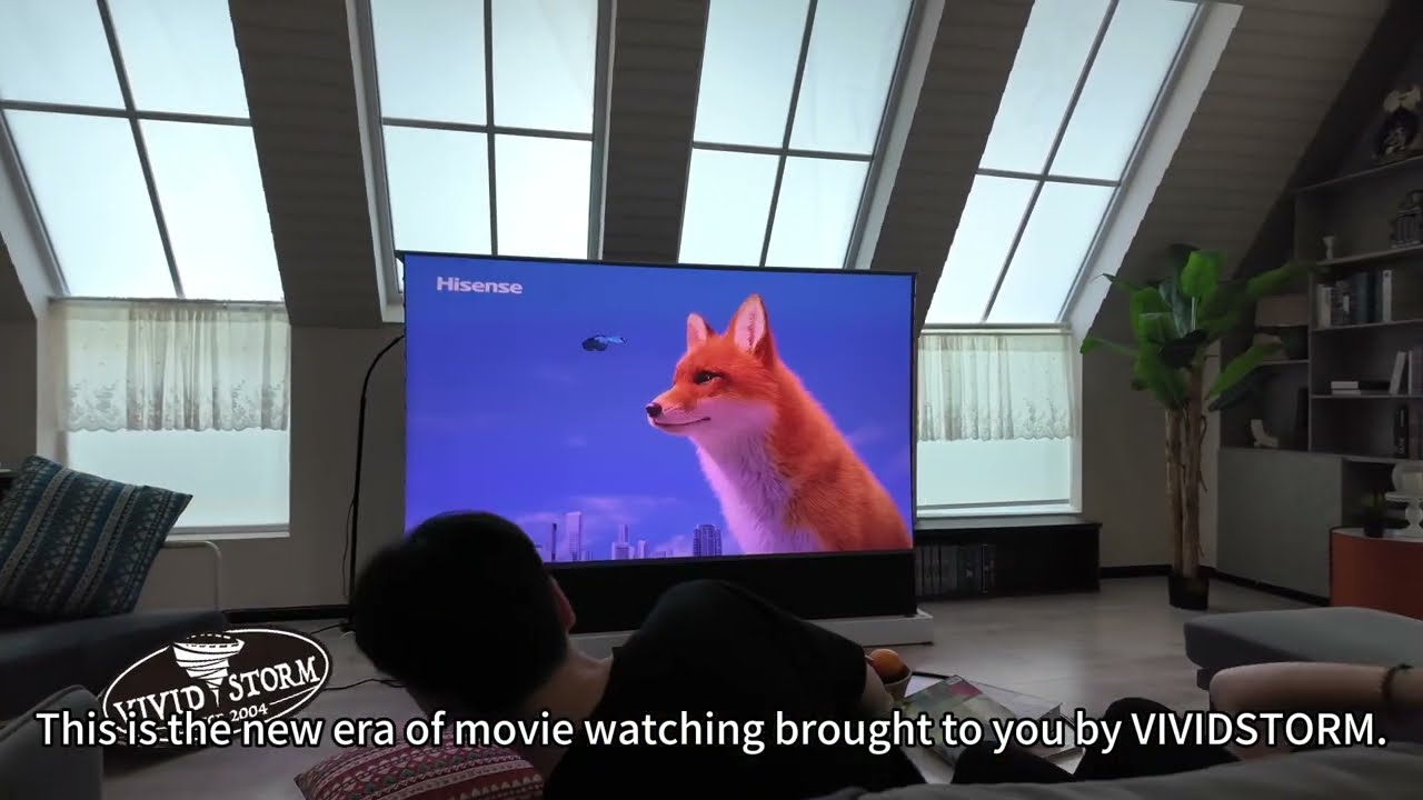 Unboxing the #Vividstorm S Pro Floor Rising Screen: Ultimate Home Theater Experience #unboxing #4k