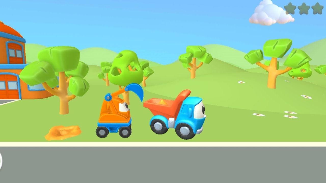 A small kids world truck place for 🚒 Kids cartoon|| truckon ki duniya