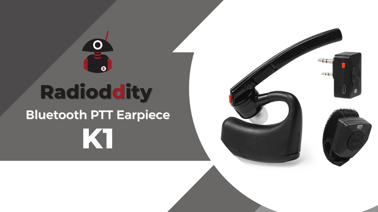 How to Connect Radioddity K1 Bluetooth PTT Headset to Your Radio?