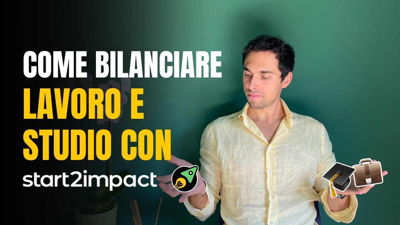 Come integrare start2impact con lo Studio o con il Lavoro | Gherardo Liguori