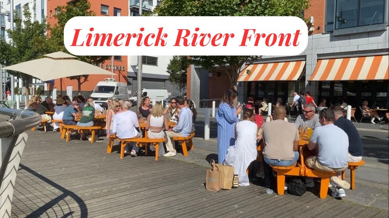 Beautiful Limerick City Riverfront Walking Tour