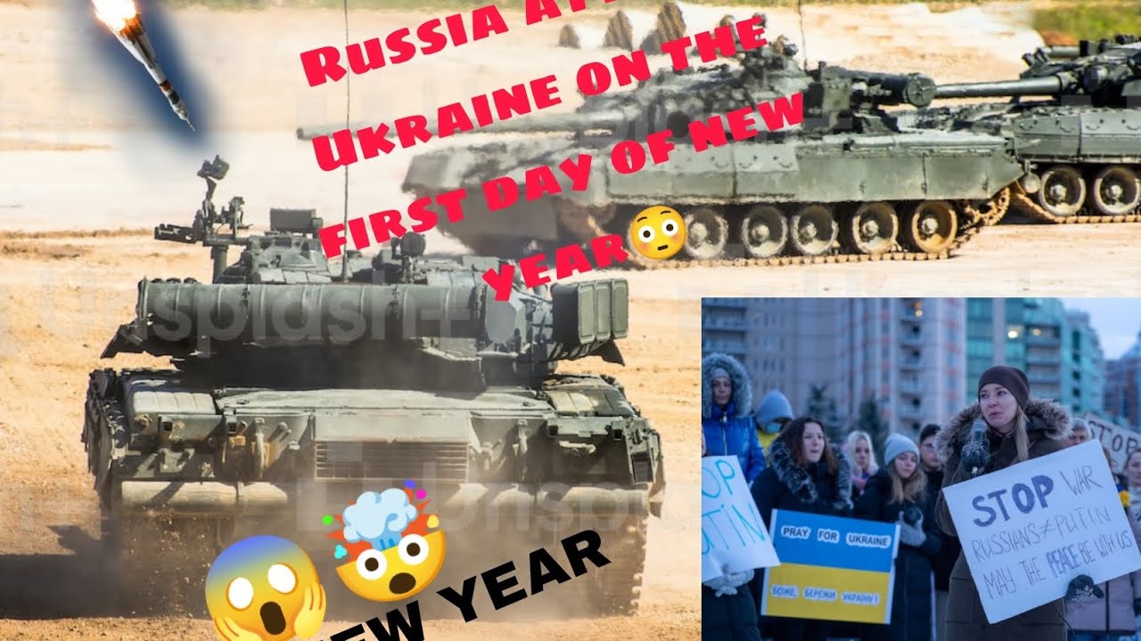 RUSSIA attack Ukarine  on the first day of NEW YEAR 😳