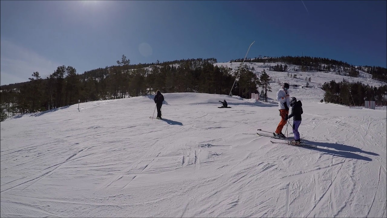 Trond Richard kjører Sitski i Vrådal
