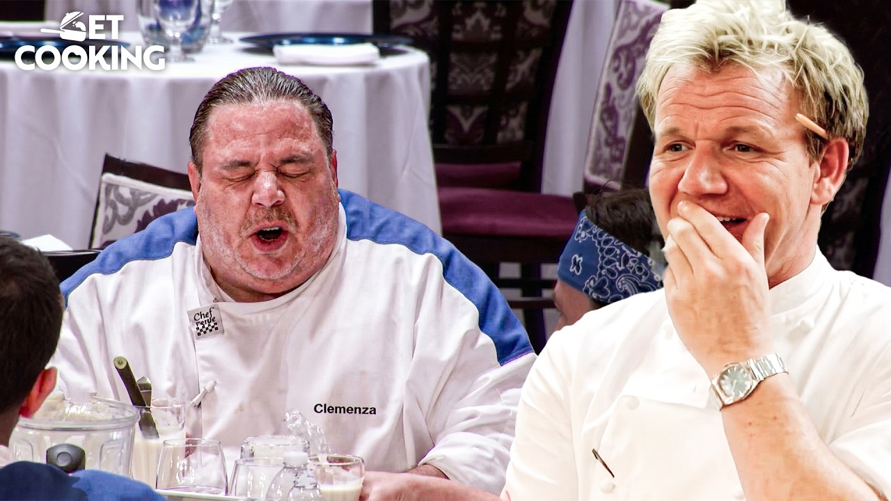 Would You Drink This? Chef Ramsay Forces Chefs To Drink Old Scallops! | Hell's Kitchen USA