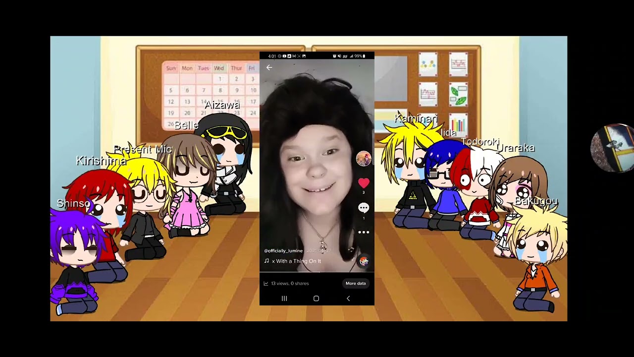 MHA react to Deku as Lumine/Belle