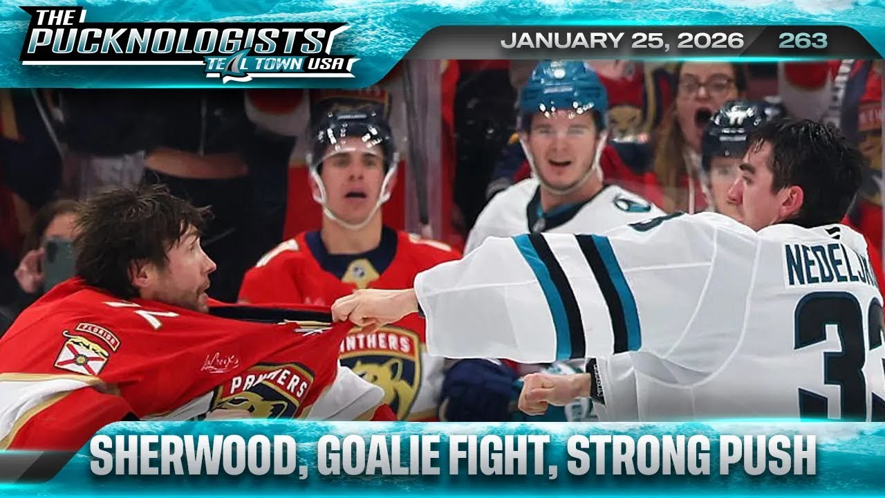 Sherwood, Goalie Fight, Strong Push - The Pucknologists 263