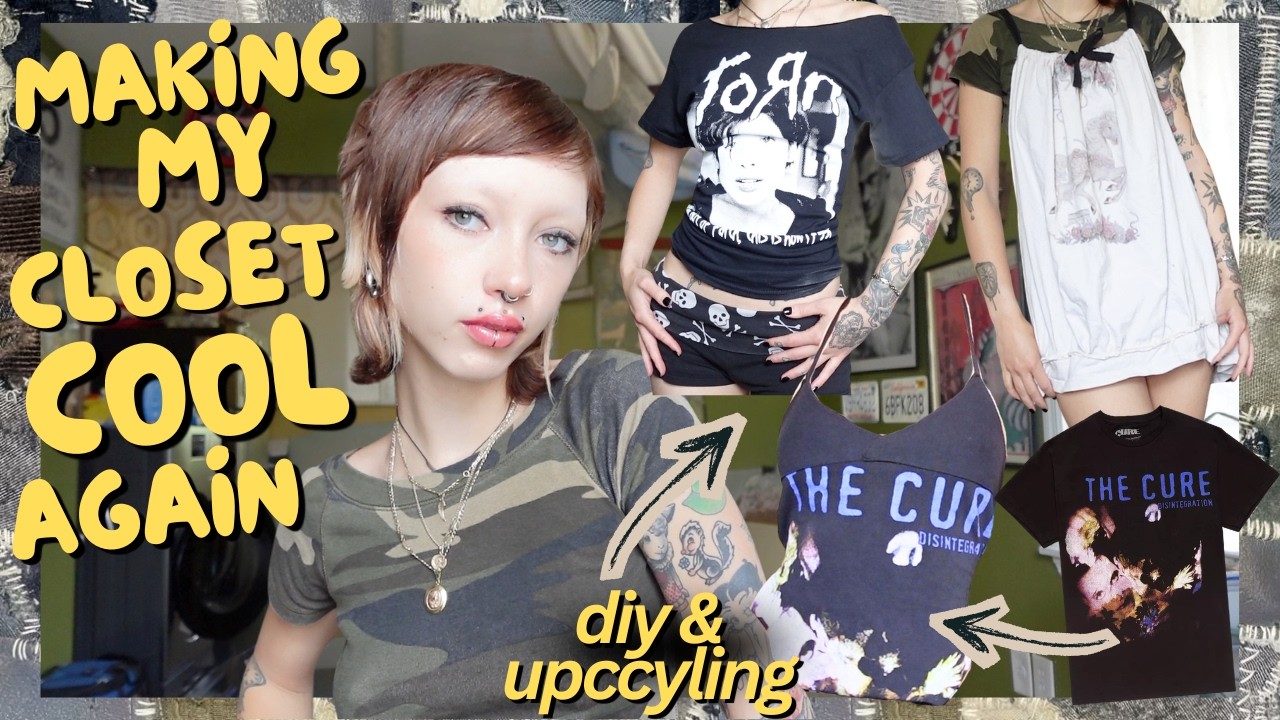 DIY & UPCYCLING MY CLOSET FOR SPRING & SUMMER| spring & summer diy's