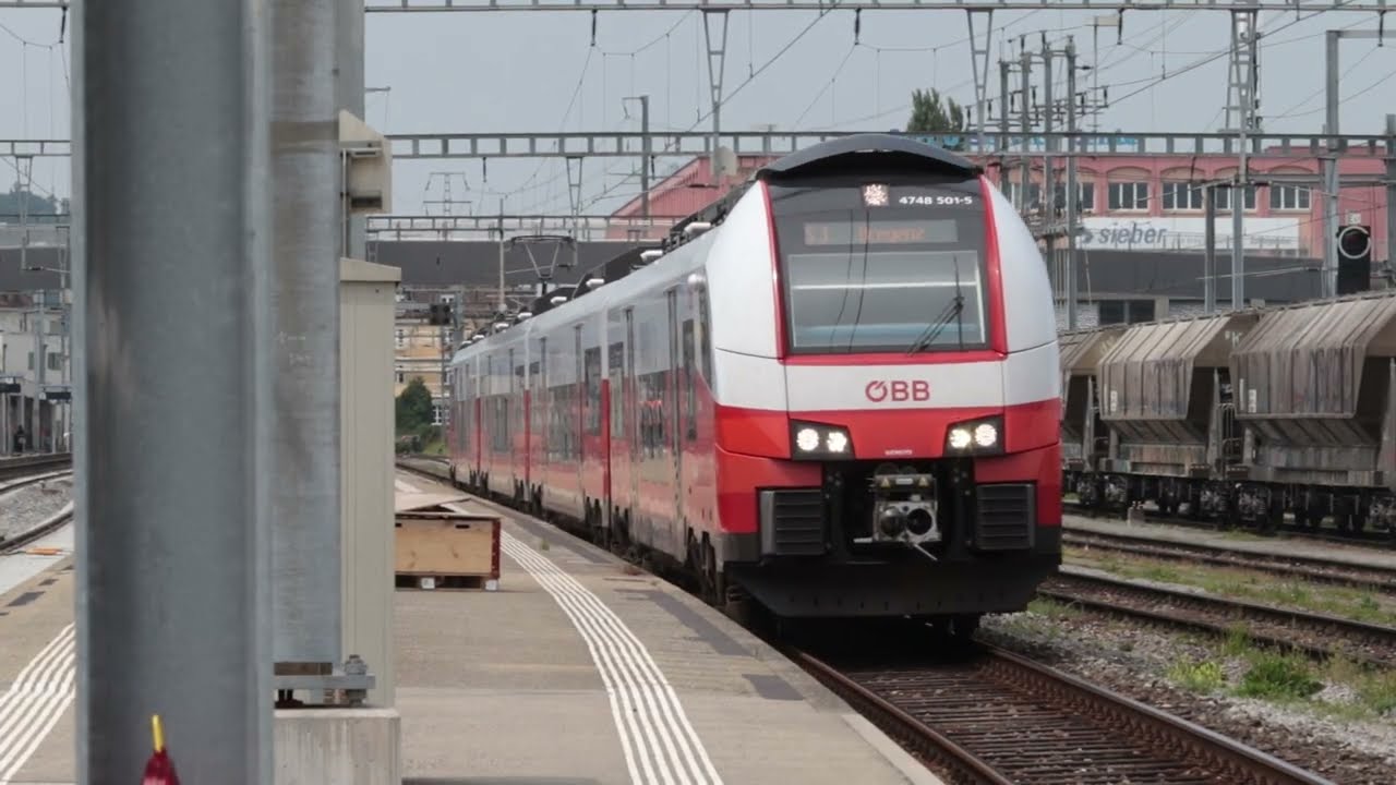 Bahnverkehr in St  Margrethen