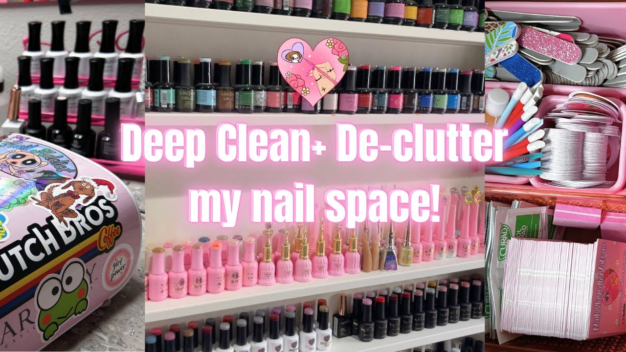Deep Clean My Nail Station: Before & After ✨