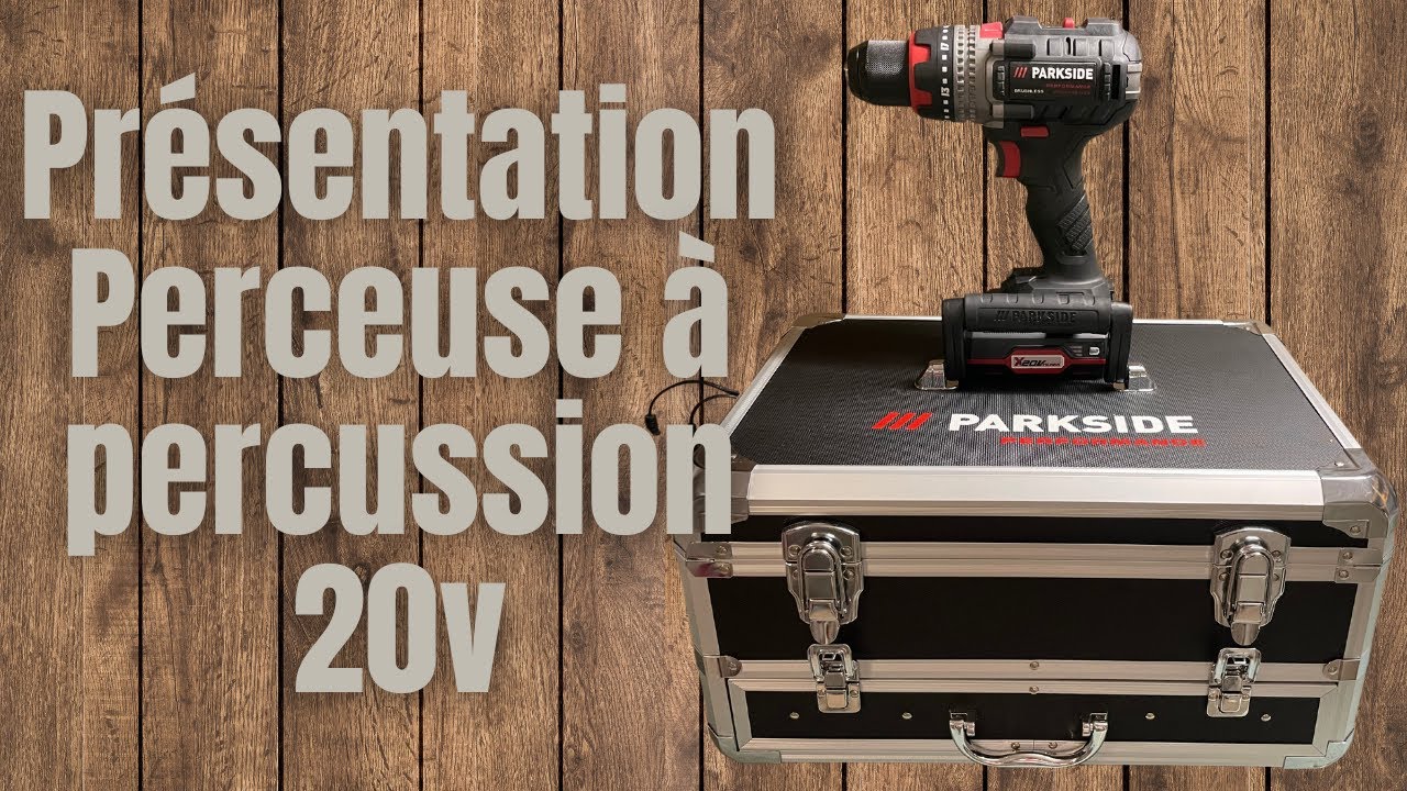 🟢 Parkside Performance - pr&eacute;sentation du coffret perceuse &agrave; percussion 20v