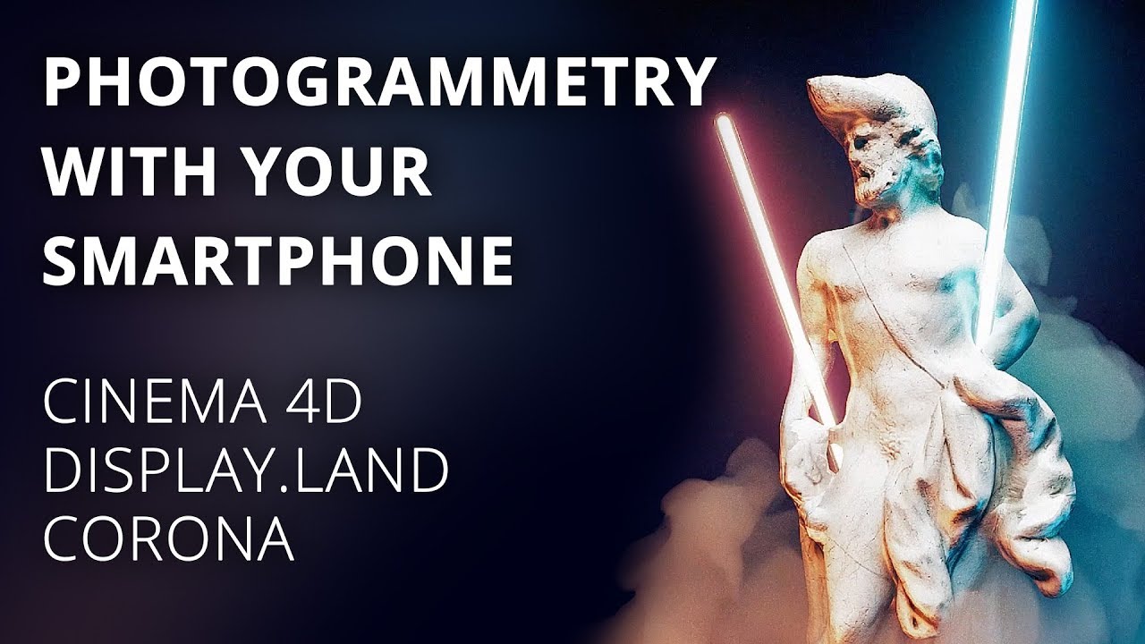 Photogrammetry with your Smartphone, Cinema4D and display.land