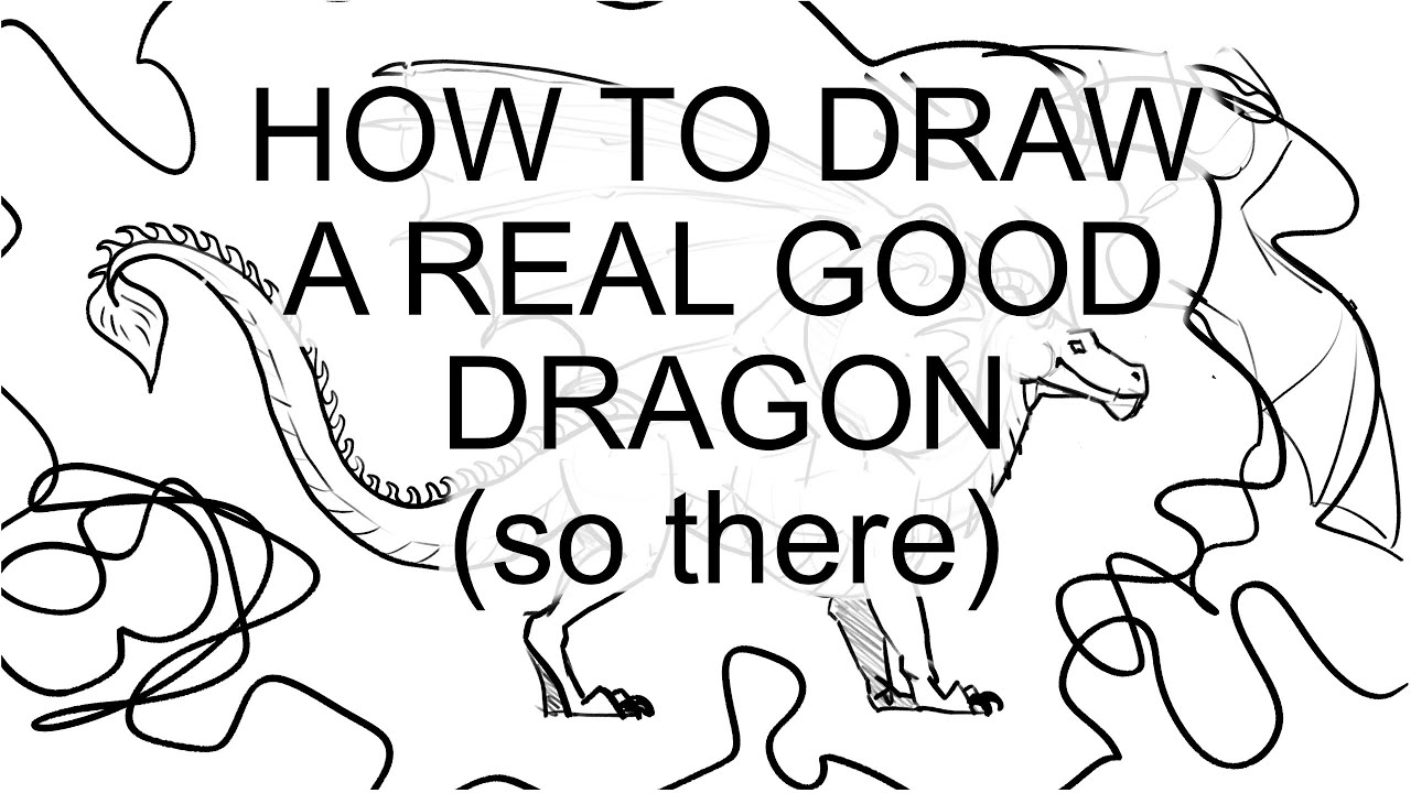 How to Draw a Dragon  - Day 1