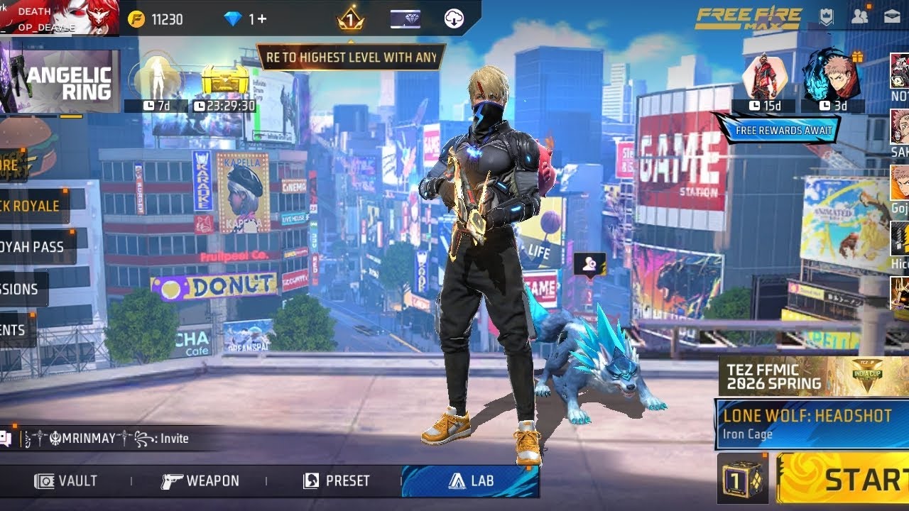 My first gameplay in free fire
