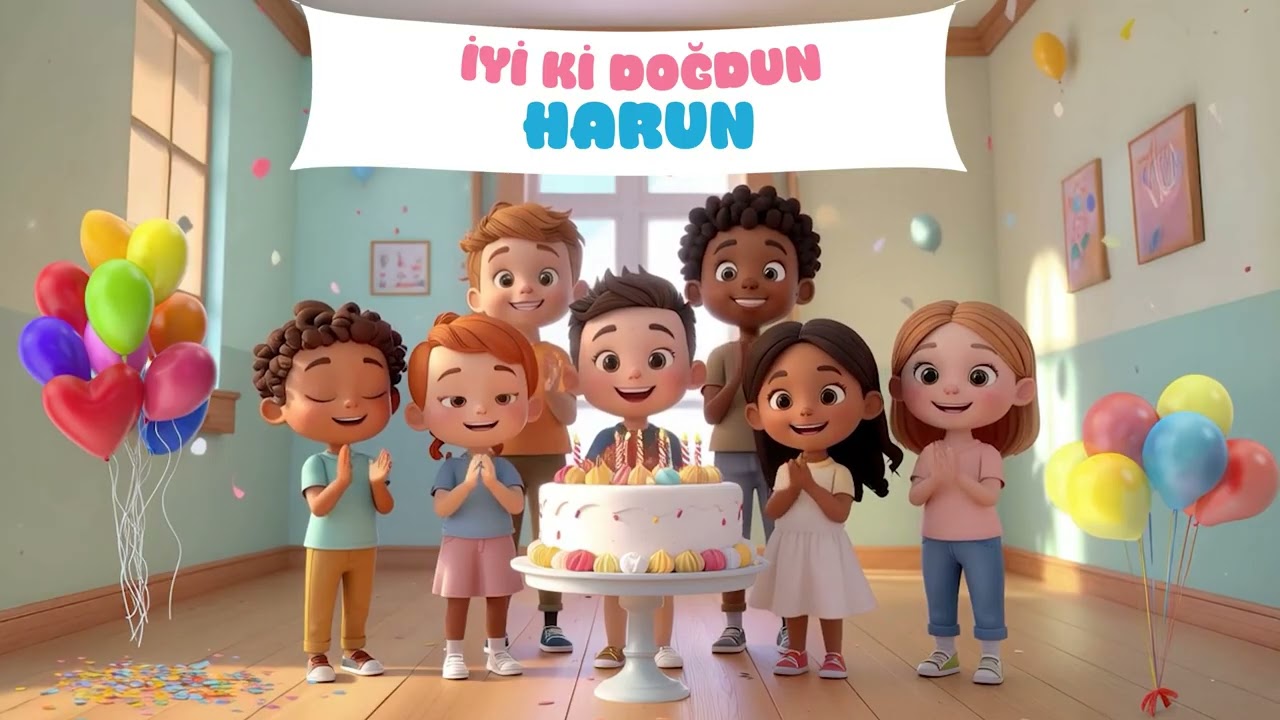 HARUN - İyi Ki Doğdun, İyi Ki Varsın, Mutlu Yıllar HARUN Doğum Günü Şarkısı