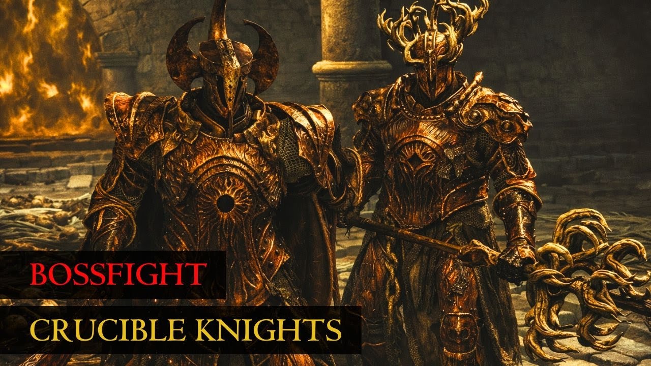 ELDEN RING | BOSSFIGHT CRUCIBLE KNIGHTS | gameplay