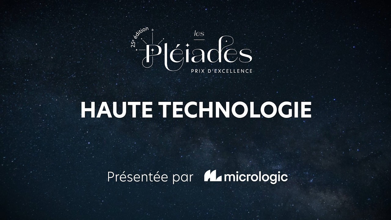 Finalistes de la catégorie Haute technologie - Pléiades 2026