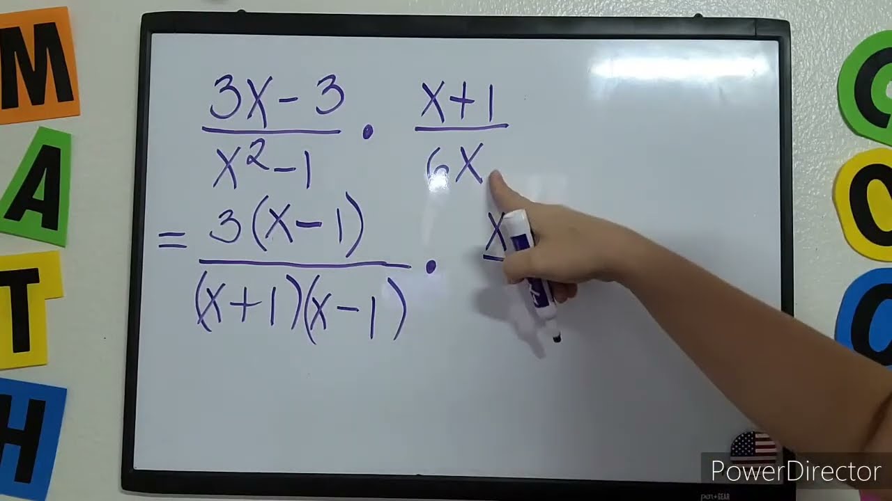 TAGALOG: Multiplication & Division of Rational Algebraic Expressions #TeacherA #MathinTagalog