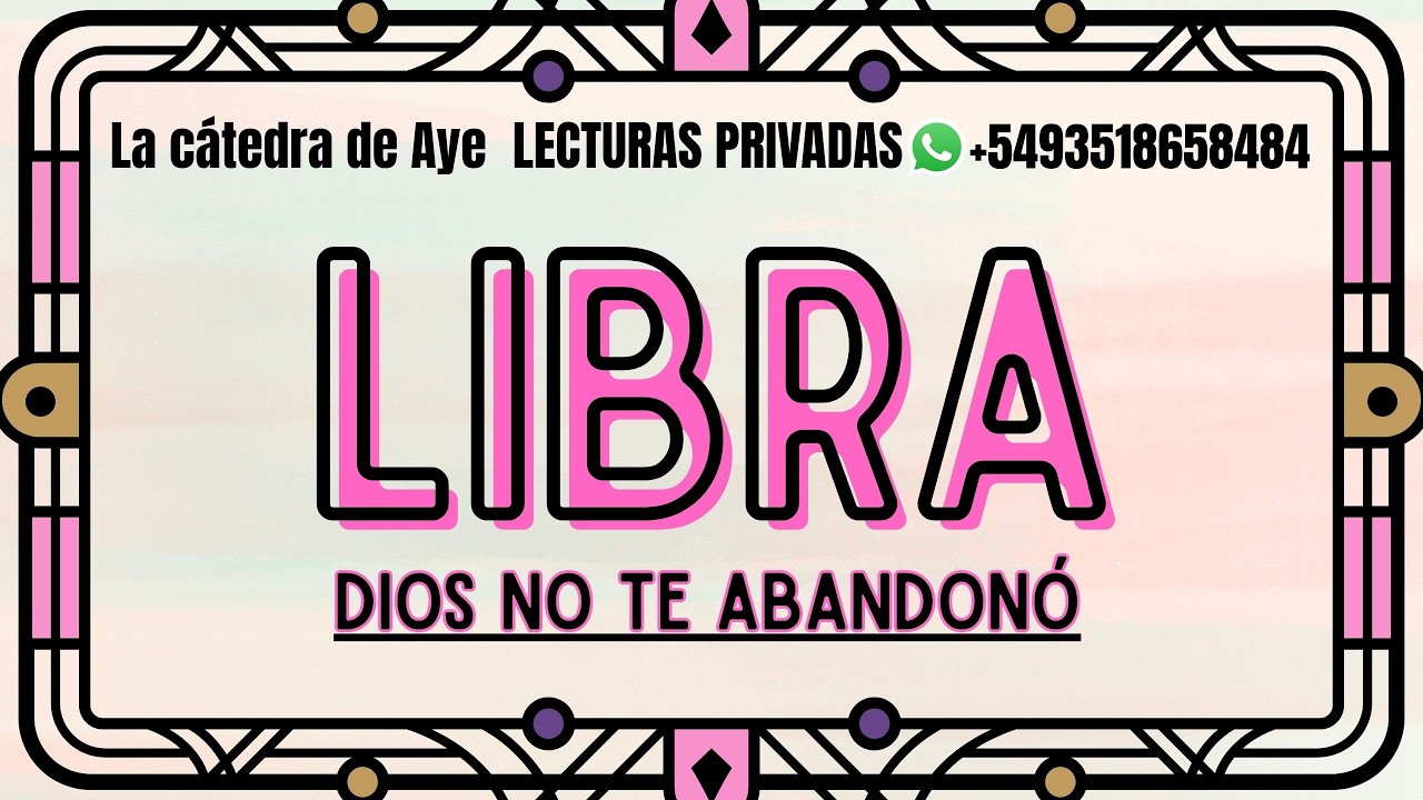 Libra🌈 No creas todos tus pensamientos