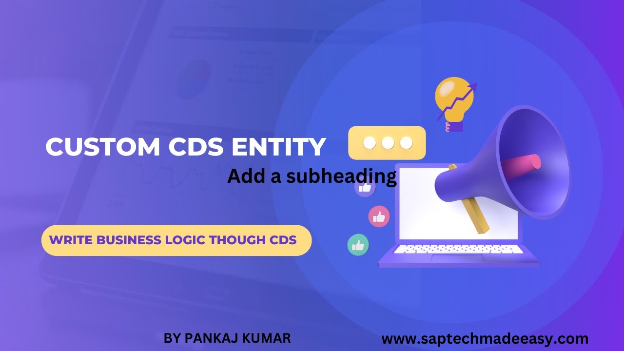 Custom CDS Entity step by step | S42020 | Restful ABAP Concept | Business logic