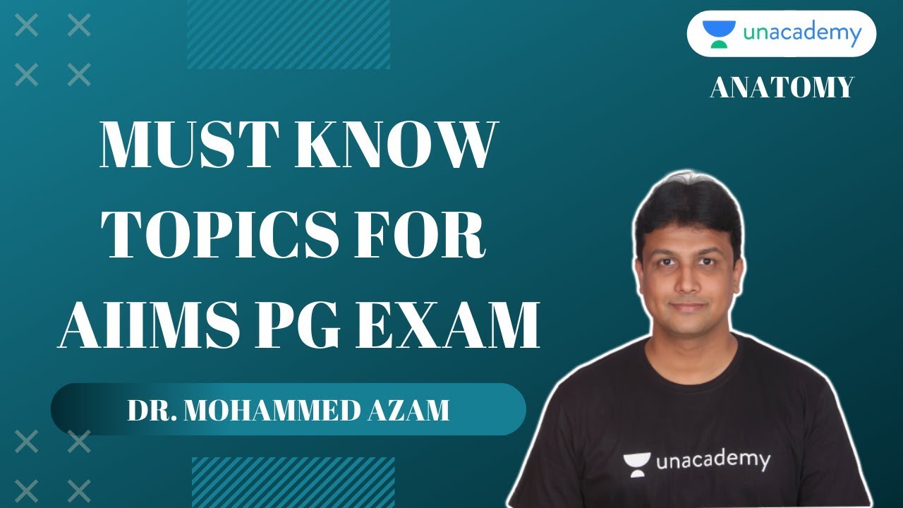 AIIMS PG | Anatomy | MUST KNOW TOPICS FOR AIIMS PG EXAM | By Dr. Mohammad Azam