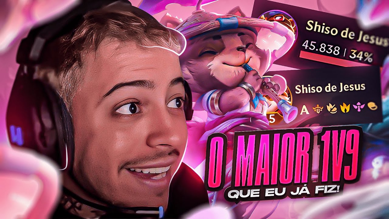 O MAIOR 1VS9 QUE JA FIZ
