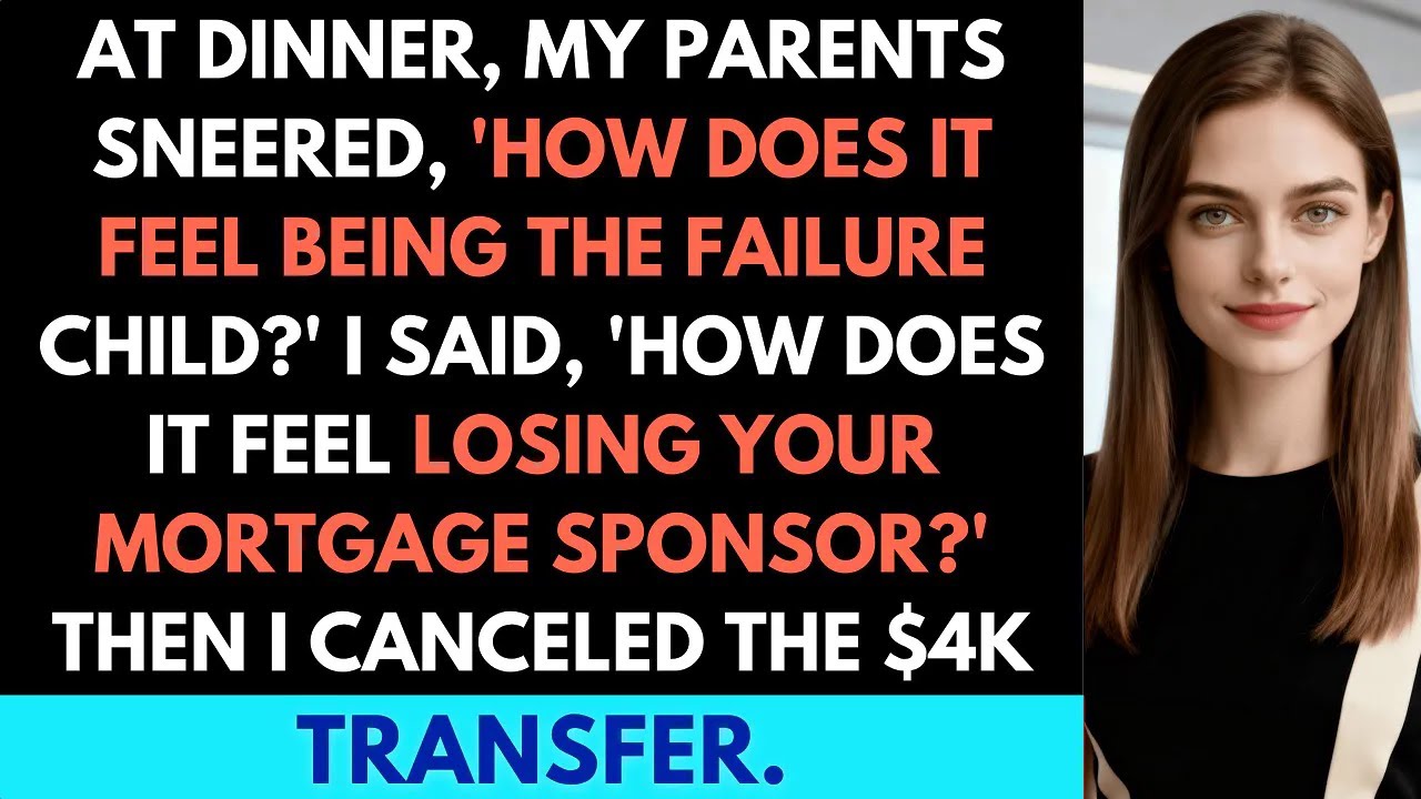 At Dinner, Parents Sneered: ‘How Does It Feel Being Useless?’ — I Said One Sentence and They Shut Up
