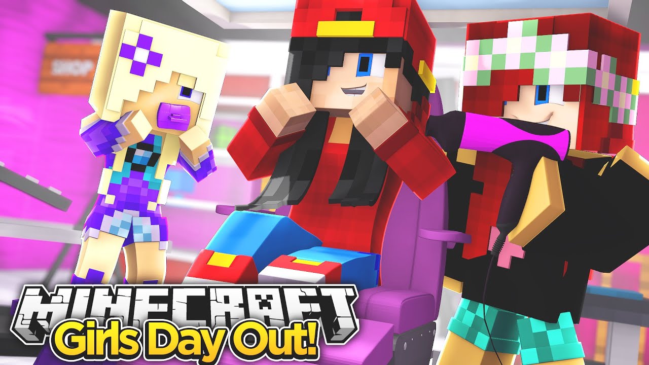 Minecraft Adventure - GIRLY DAY OUT!!!