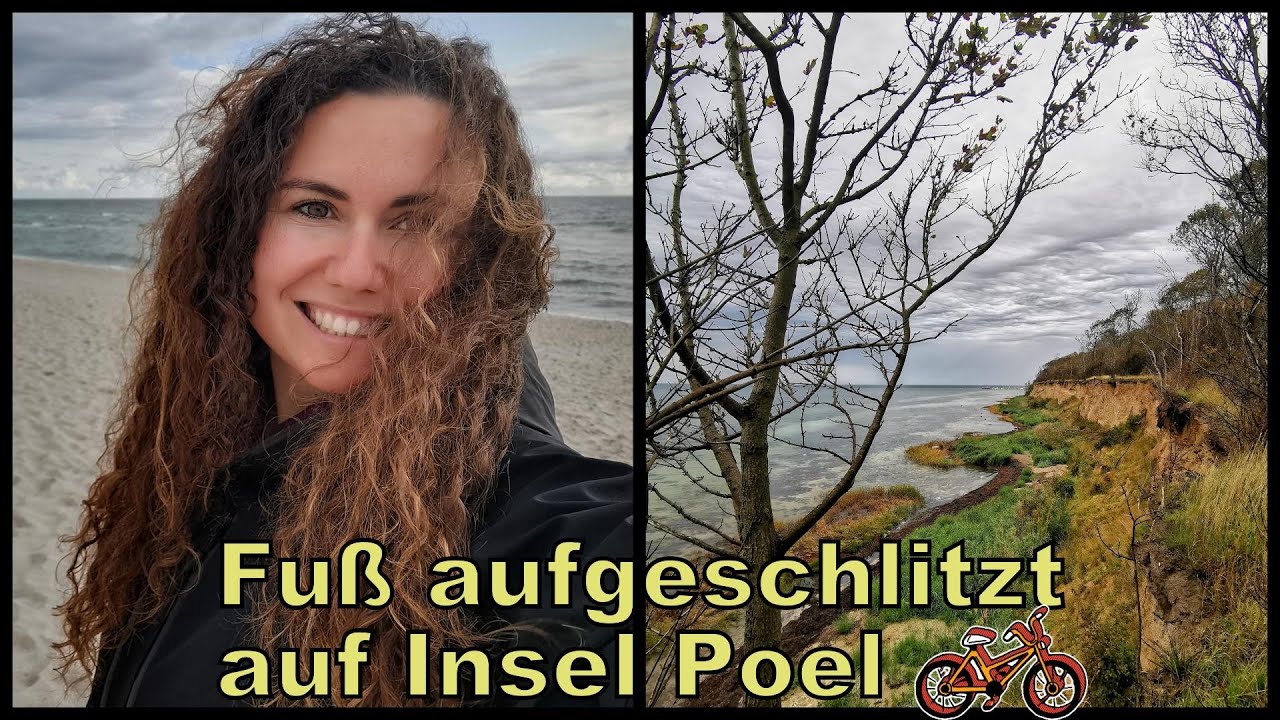 Fuß aufgeschlitzt auf Insel Poel // Insel Poel an der Ostsee mit dem Rad erkunden